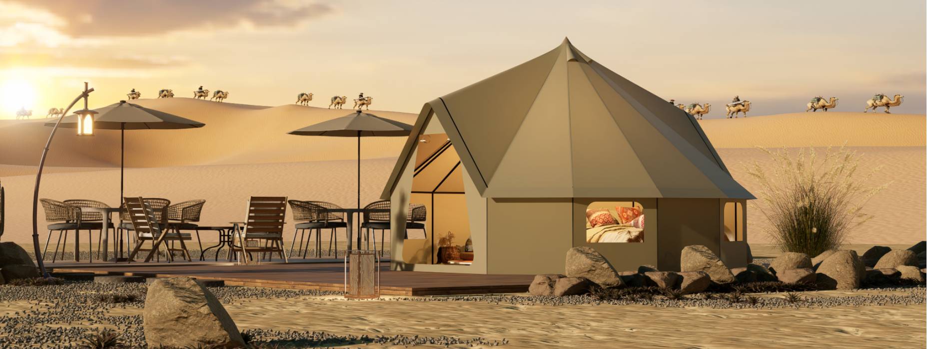 聊城露营酒店帐篷产品